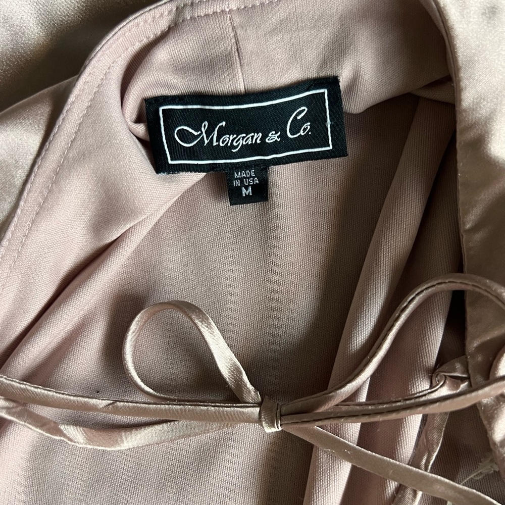 Champagne satin dress - Picture 3 of 3